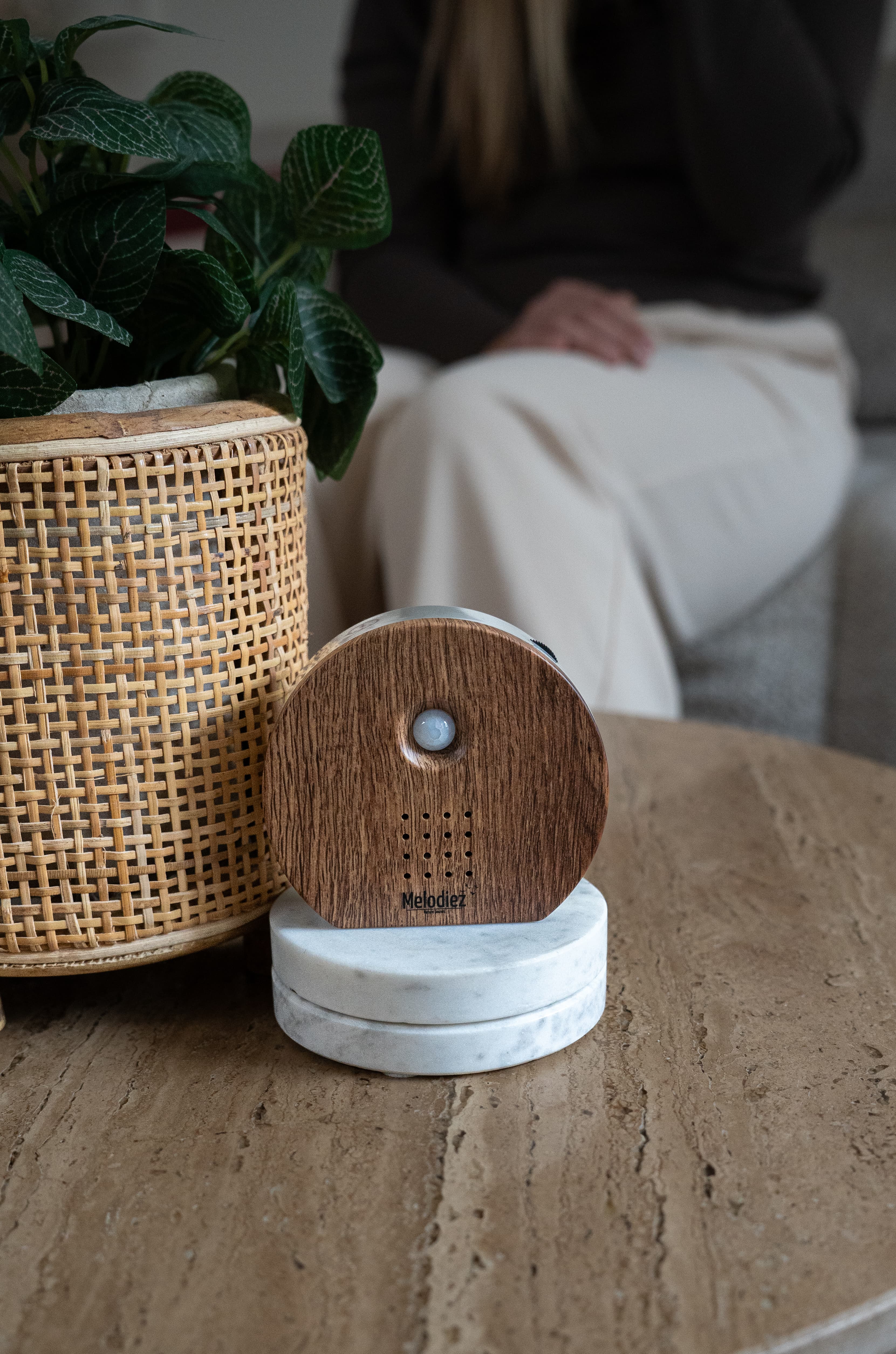 Melodiez Nature Box im Flur, bereit zur Aktivierung