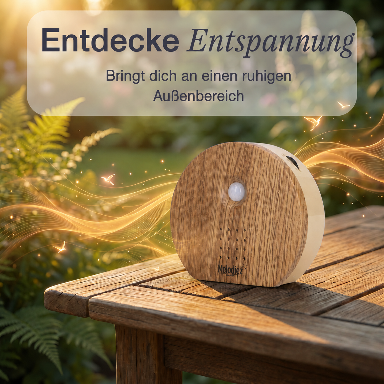 Melodiez Nature Box Dunkles Holz: Lifestyle zu Hause
