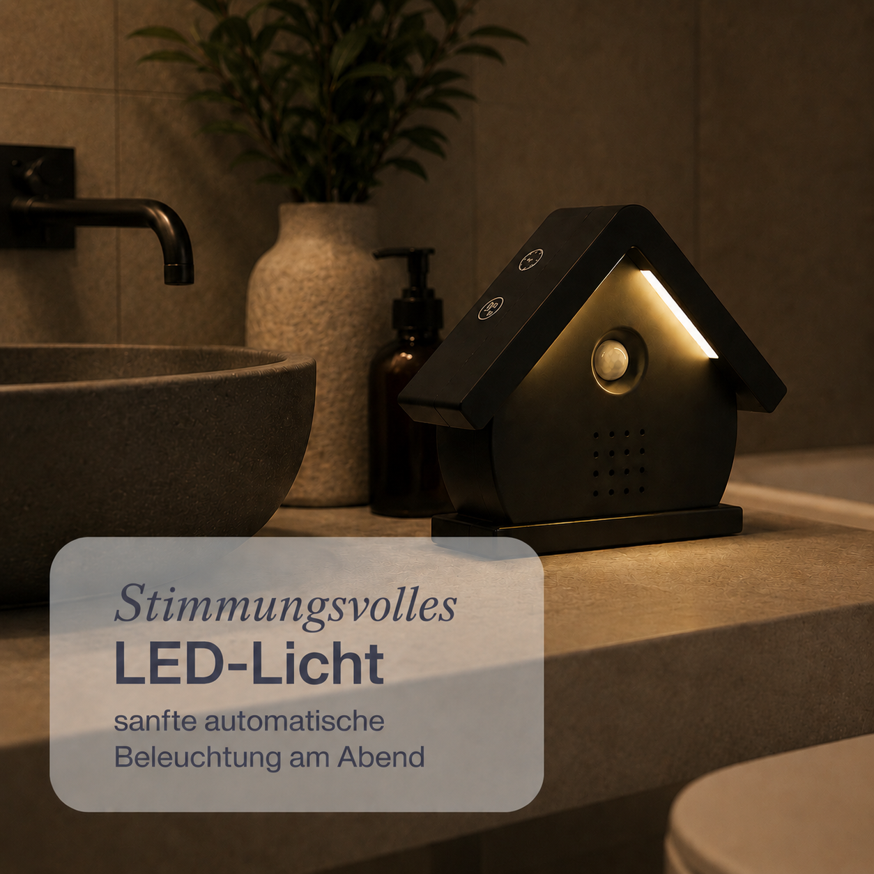 Melodiez Nature Box Midnight Light: Integrierte Beleuchtung