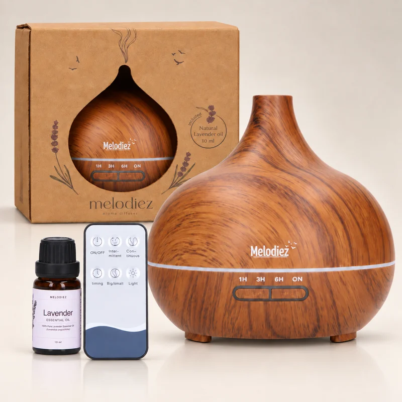 Melodiez Aroma Diffuser: Freistehendes Produktfoto
