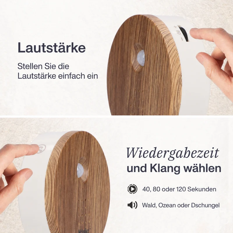 Melodiez Nature Box Dunkles Holz: Wichtigste Merkmale