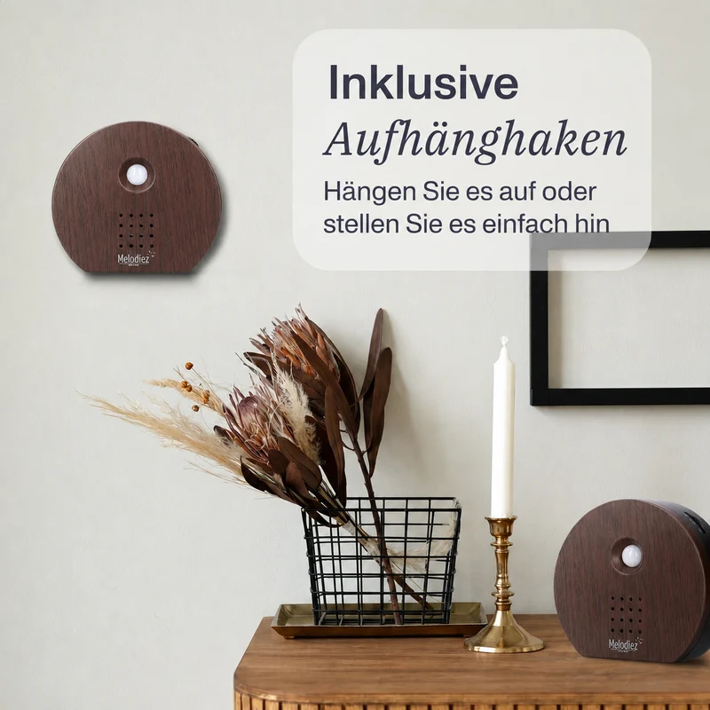 Melodiez Nature Box Ebenholz: Aufhängen oder hinstellen