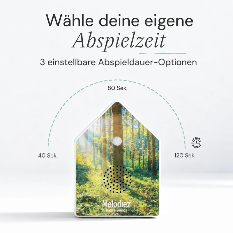Melodiez Nature Box Forest Light: Einstellbare Spieldauer