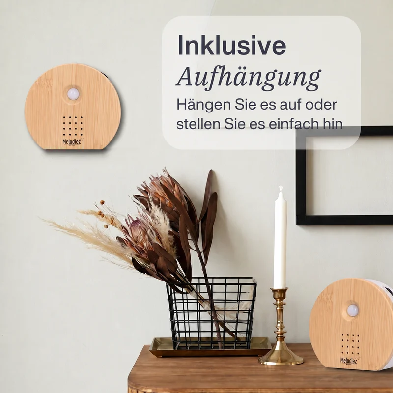 Melodiez Nature Box Helles Holz: Aufhängen oder hinstellen