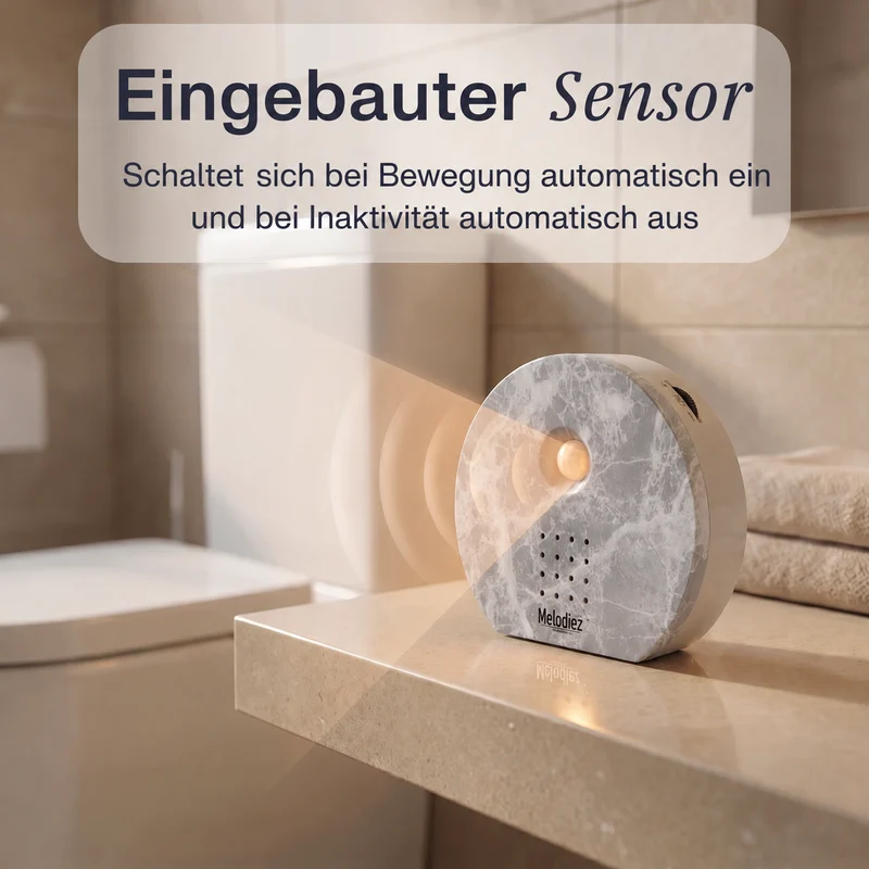 Melodiez Nature Box Marmor: Bewegungssensor in Aktion