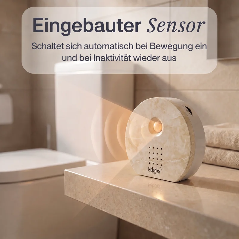 Melodiez Nature Box Naturstein: Bewegungssensor in Aktion