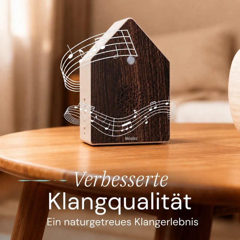 Melodiez Nature Box Dark Walnut: Lautsprecher und Klang