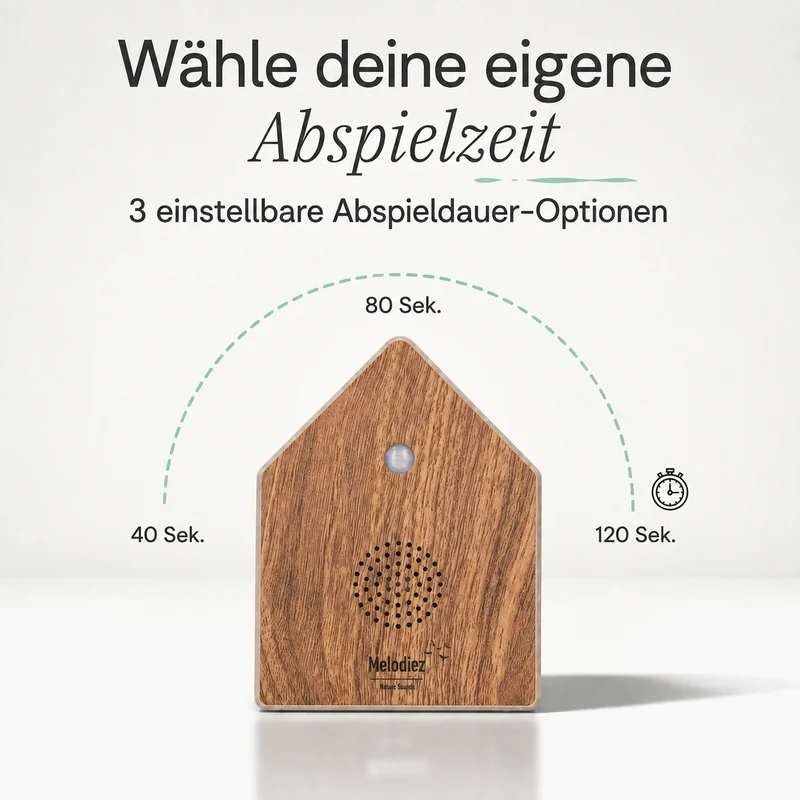 Melodiez Nature Box Oak Light: Einstellbare Spieldauer