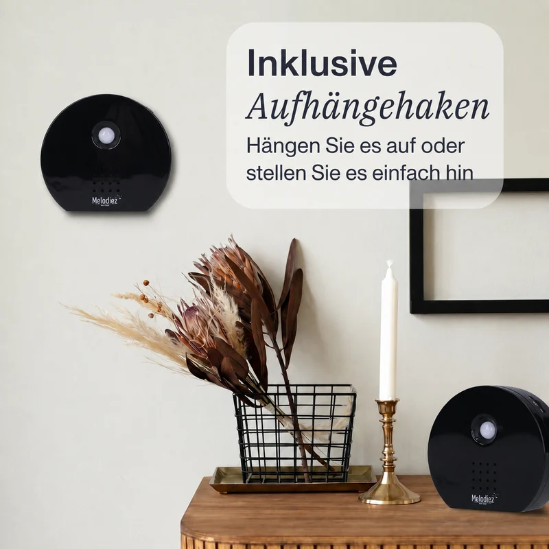 Melodiez Nature Box Schwarz: Aufhängen oder hinstellen
